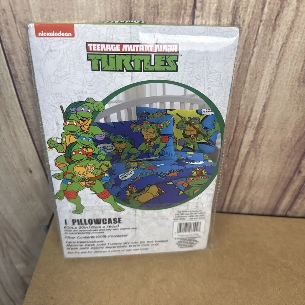 Teenage Mutant Ninja Turtles TMNT 1 One Standard Pillowcase NICKELODEON New